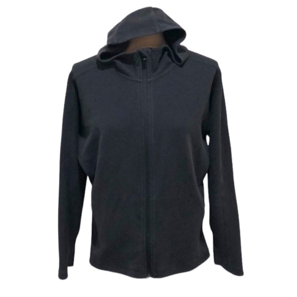 Athleta Modern Life Jacket Size Medium Dark Midnight Navy Blue - Picture 1 of 11